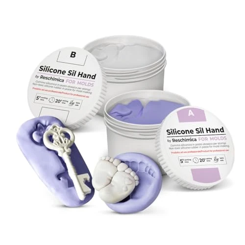 Offerta a tempo: RESCHIMICA Silicone per Stampi in Pasta SIL HAND (500 gr) Atossico - 0.00% da 29.97 € a 29.97 €