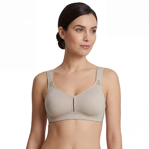 Offerta a tempo: Selene, Reggiseno Contenitivo Donna con Fascia Anatomica, Senza Ferretto e Imbottitura, con Spalline Larghe Comfort, Collezione Elvira, Colore Terra, Taglia 6D - 45% da 26.90 € a 14.90 €