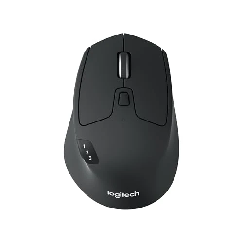 Limitiertes Angebot: Logitech M720 Triathlon Multi-Device Kabellose Maus, Bluetooth, USB-Unifying-Empfänger, 1000 DPI, 6 programmierbare Tasten, 2-Jahres-Batterie, Für Laptop, PC, Mac, iPadOS - Grau von 39.90 EUR auf 37.90 EUR (Spare 5%)