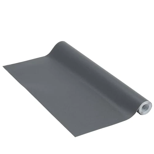 Venilia Adhesive Film Plain Matt, PVC, charcoal, 45 x 200 cm