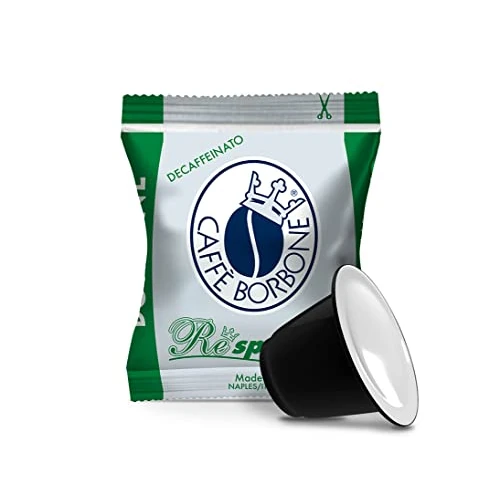 Limited-time offer: Caffè Borbone Respresso Dek Decaffeinated Capsules – 100 Nespresso* Compatible Borbone Coffee Pods – Intensity 8.5 Espresso Pods – Coffee Pods Compatible With Nespresso* Machines for Domestic Use from 21.67 £ to 18.40 £ (save 15%)