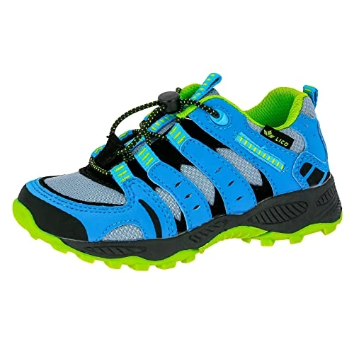 Offerta a tempo: Lico Fremont, Scarpe da Trekking Unisex - Bambini e ragazzi, Grigio Blu Lemon, 27 EU - 0.00% da 33.99 € a 33.99 €