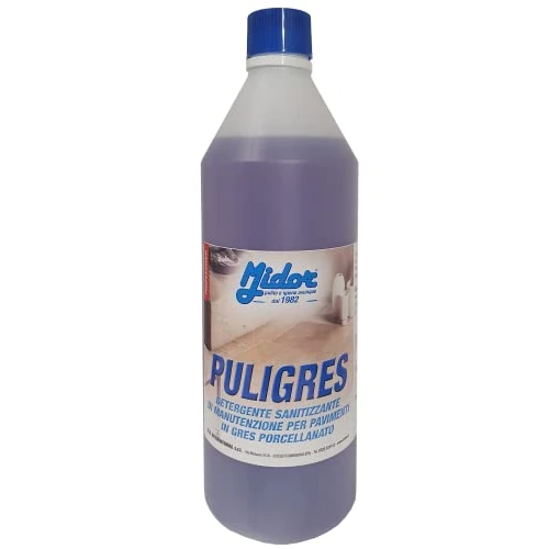 Offerta a tempo: Midor Detergente per Pavimenti in gres porcellanato, rimuove annerimenti dai Pavimenti e Rivestimenti, Lascia Le superfici Lucide e Senza aloni - 1000ml - Puligres - 0.00% da 7.89 € a 7.89 €
