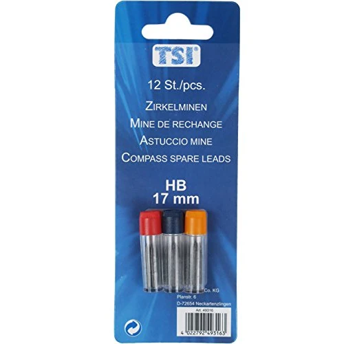 Oferta limitada: TSI 49316 zirkelminen, dibujo técnico, 12 unidades, dureza HB de 6.49 EUR a 6.49 EUR (ahorro 0%)