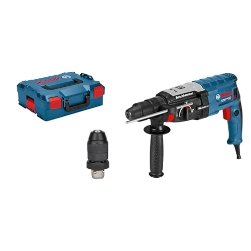 Zeitlich begrenztes Angebot: Bosch Professional Bohrhammer GBH 2-28 F (inkl. Zusatzhandgriff, Tiefenanschlag 210mm, Maschinentuch, Schnellspannbohrfutter 13mm, Wechselfutter SDS-plus, L-BOXX) von 239.99 € auf 239.99 € (0.00% Rabatt)