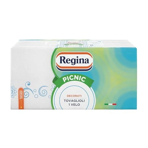 Offerta a tempo: Regina Picnic, 1 Confezione da 162 Tovaglioli a 1 Velo - 5% da 1.99 € a 1.89 €