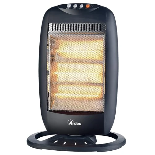 Stufa alogena Ardes AR454B HALO12 Black