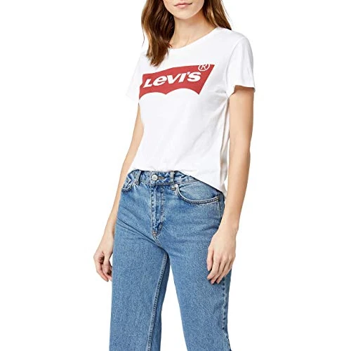 Offre limitée : Levi's The Perfect Tee T-Shirt Femme, Pattern Batwing Logo de 27.09 EUR à 14.90 EUR (remise 45%)
