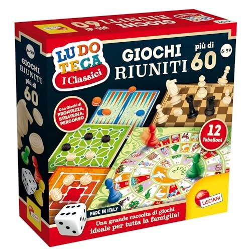 Tijdelijke aanbieding: Lisciani Giochi Riuniti Più Di 60 Giochi! van 17.58 EUR naar 17.58 EUR (korting 0%)