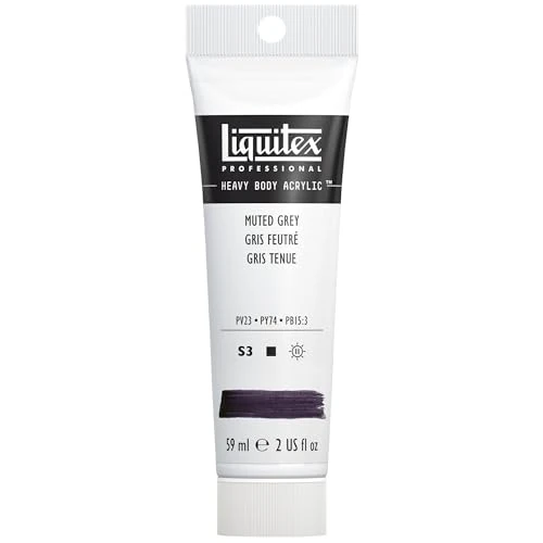 Oferta limitowana: Liquitex 1040505 Professional Heavy Body farba akrylowa o artystycznej jakości o, odporności na światło, o maslanej konsystencji, tuba 59 ml - Grey Muted Collection z 78.41 zł na 78.41 zł (oszczędź 0.00%)