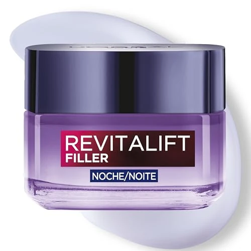 Oferta limitada: L'Oréal Paris Revitalift Filler Crema de Noche Revitalizante, Antiarrugas y Volumen, Anti-edad, Con Ácido Hialurónico, 50 ml de 21.90 € a 15.44 € (ahorro 29%)