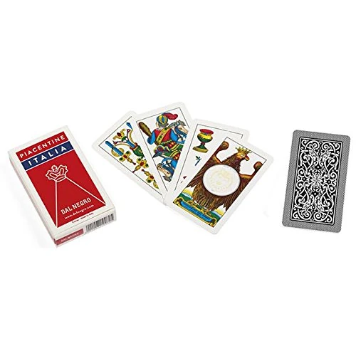 Offre limitée : Dal - Jeu de Cartes Piacentine Italia, composé de 40 Cartes en Carton, idéales pour Jouer au Balai et à l'atout. de 9.95 € à 8.84 € (11% de remise)