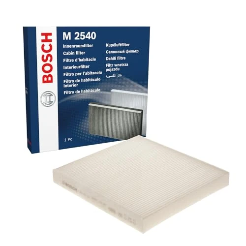 Bosch M2540 Filtro de Habitáculo Estándar - Filtro de Repuesto - Eficaz Contra Polen y Polvo, para un Aire más Limpio en el Vehículo