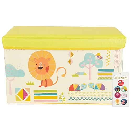 Bieco | Baby Storage Box | Baby Toy Box | Childrens Storage Box | Toys Storage | Baby Boxes for Storage | Baby Toy Box Storage | Childrens Storage Boxes with lids | Foldable Toy Box
