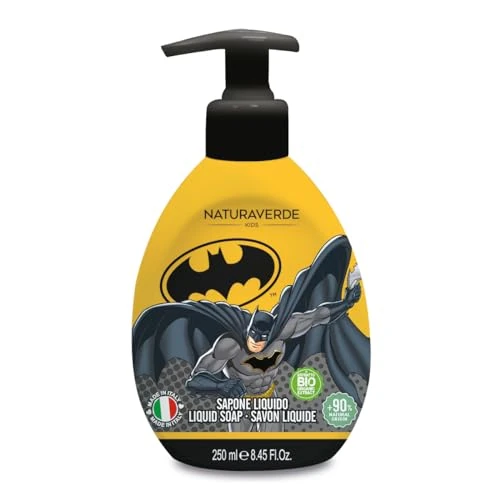 Offerta a tempo: Naturaverde | Kids - Warner Bros Batman - Sapone Liquido per Bambini, 250ml - 32% da 3.49 € a 2.36 €