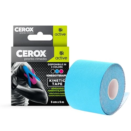 CEROX Kinetic-tape cerotto elastico 5cm x 5mt. - Patches, bandages and gauze