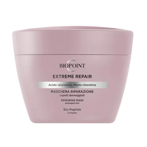 Offerta a tempo: Biopoint Extreme Repair - Maschera Capelli Riparazione, Azione Nutriente, Fortificante e Ristrutturante, Dona Morbidezza e Setosità al Capello, 200 ml - 28% da 15.90 € a 11.47 €