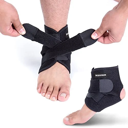 Offerta a tempo: Bodyprox Cavigliera, Manicotto In Neoprene Traspirante, Avvolgimento Regolabile! - 0.00% da 9.99 € a 9.99 €