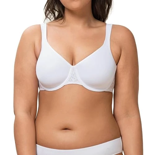Limited offer: Triumph Comfort Minimizer Bra for Women - Premium Full Coverage Bra with Underwire - Available in Plus Sizes - 36G, White from 24.64 EUR to 24.64 EUR (save 0%)
