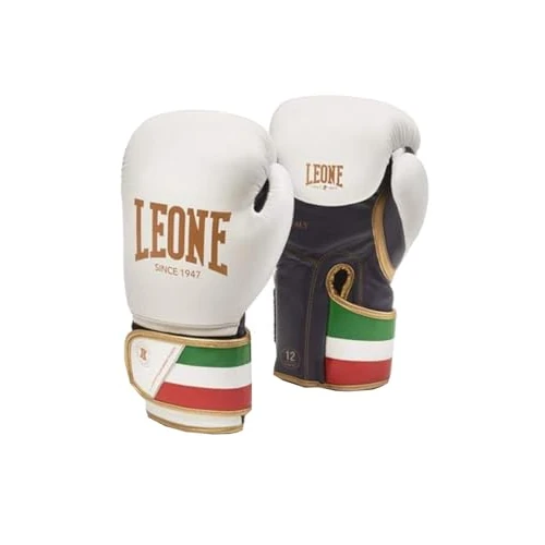 LEONE 1947, Boxing Gloves, Unisex Adult, White, 12 OZ, GN039