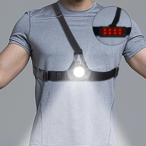 Tijdelijke aanbieding: Suptig Buitensportfotografie, LED Runing Light 3 Modes Borst Licht Voor Wandelen Runing, Verbonden Compatibel voor Gopro En Andere Actie Camera's 2600Mah Ingebouwde Oplaadbare Batterij Opladen van 21.99 € naar 21.99 € (0.00% korting