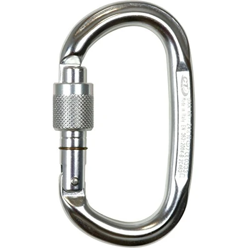 Climbing Technology Pillar Sg Karabinek Z Blokadą Zamka, Srebrny