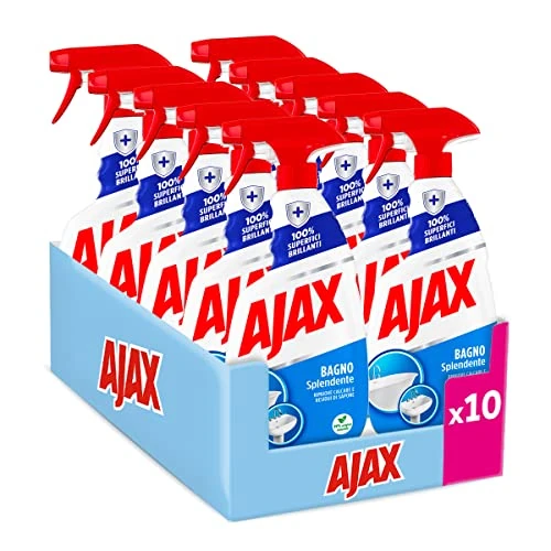 Ajax Risciacquo Facile, Bagno, Anticalcare e Igienizzante - 600 ml