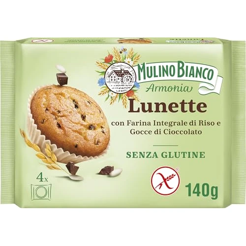 Mulino Bianco Tortina con Gocce di Cioccolato, senza Glutine - 140 gr