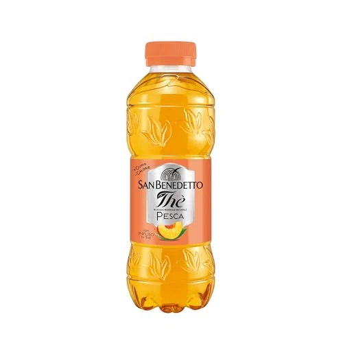 Offerta a tempo: San Benedetto, Thè Freddo alla Pesca, 500 ml Bevanda Dissetante Analcolica, Gusto Fruttato, Tappo Click, Senza Conservanti e Coloranti - 36% da 0.73 € a 0.47 €