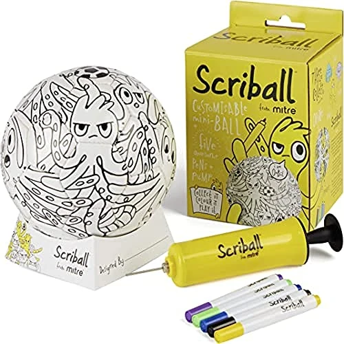 Mitre Scriball Ooodles | Individualisierbarer Mini-Fußball Gelegenheit Fußball, Oobil, Einheitsgröße