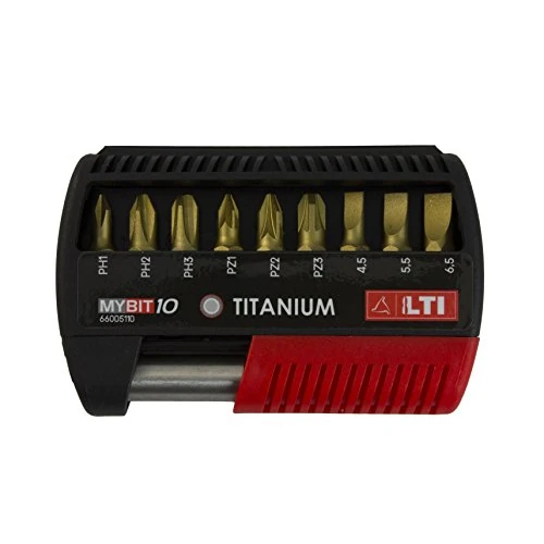 Krino - 66005110 - Embouts de vissage en titanium - 10 pièces - Acier