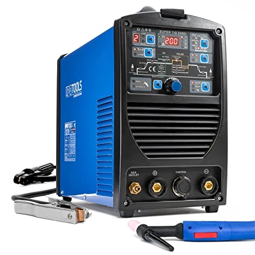 Offerta a tempo: IPOTOOLS SUPERTIG 200DI Saldatrice TIG - Saldatrice TIG con IGBT 200A 230V, Saldatrice a elettrodo MMA 3 in 1, Saldatrice portatile, 7 anni di garanzia - 0.00% da 668.99 € a 668.99 €