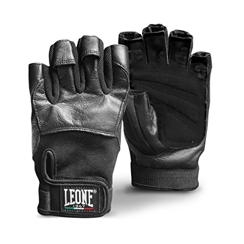 LEONE 1947, Gants de Gymnastique, Adulte Unisexe, Noir, XL, AB713