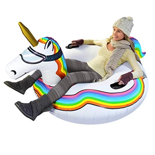 Limited-time offer: GoFloats Winter Snow Tube - Unicorn - The Ultimate Sled & Toboggan from 43.19 GBP to 43.19 GBP (save 0%)