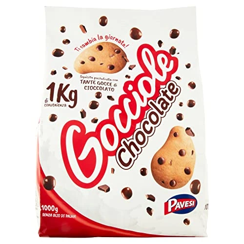 Oferta limitada: Pavesi Gocciole Cioccolate, Biscotti Frollini con Cioccolato - 1 kg de 18.99 EUR a 18.99 EUR (ahorro 0%)