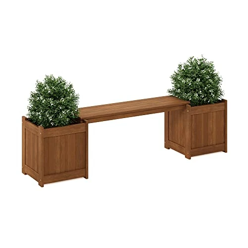 Offerta a tempo: Furinno Tioman Fioriera, in Legno, 44.7 x 28.956 x 182.11 cm, Naturale - 33% da 94.99 € a 64.10 €