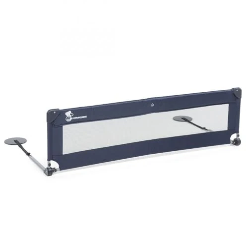 Offerta a tempo: Foppapedretti Sponda da Letto Hoplà 150 cm, per bambini da 18 mesi a 5 anni, Fissaggio sotto materasso, Pieghevole e Trasportabile, Borsa da trasporto inclusa, Sicura e Protettiva, Blu - 38% da 37.90 € a 23.58 €