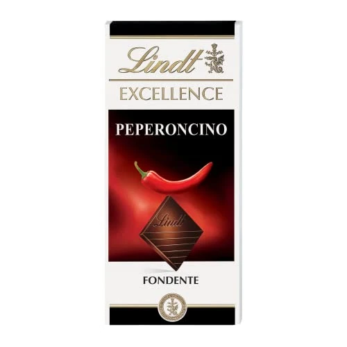 Offerta a tempo: Lindt Excellence Tavoletta di Cioccolato Fondente con Peperoncino, Formato 100g - 39% da 4.09 € a 2.51 €