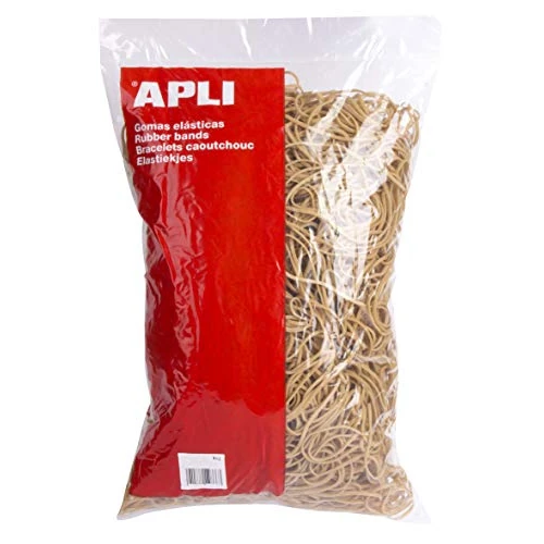 APLI 12866 - Gomillas elasticas apli 120 x 2 mm n 12 bolsa de 1000 gr