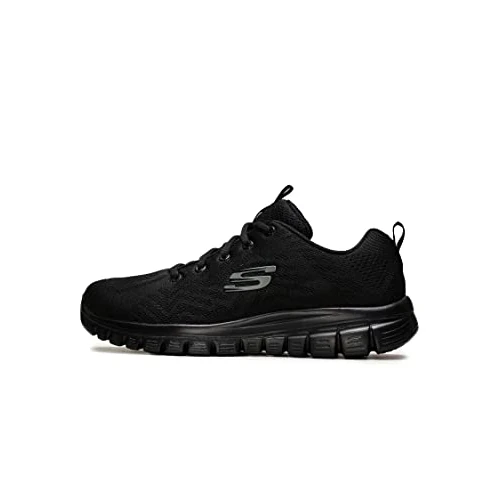 Oferta limitada: Skechers Graceful Get Connected Regular, Zapatillas Mujer, Black Mesh Trim, 38.5 EU de 59.95 € a 38.95 € (ahorro 35%)