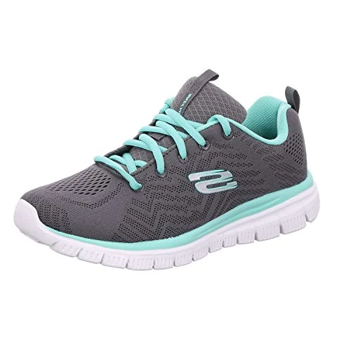 Limited-time offer: Skechers Women's Graceful Get Connected Sneaker, Charcoal Mesh Green Trim, 6 UK from 54.00 £ to 46.39 £ (save 14%)