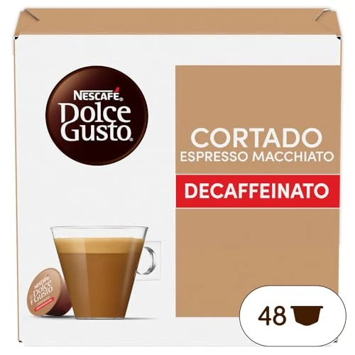 Oferta limitada: NESCAFÉ Dolce Gusto Cortado Descafeinado - Cápsulas de Café, 48 Cápsulas (3 x 16) - Originales para cafeteras Dolce Gusto de 14.70 EUR a 11.28 EUR (ahorro 23%)