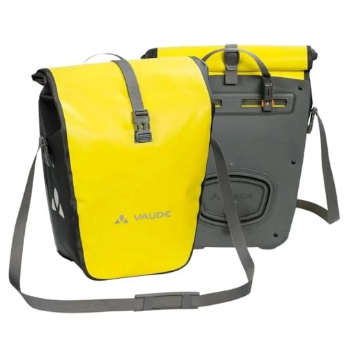VAUDE Aqua Back Rear Pannier Bike Bag - Set of 2 - PVC Tarpaulin Bike Panniers - Waterproof Pannier Bags with a 48 Litre Total Storage Volume
