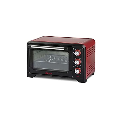 Girmi FE20 Table Electric 20L 1380 W Black, Red – Oven (Small, Electric, 100 – 230 °C, 325 x 260 x 230 mm, Table, Black, Red)