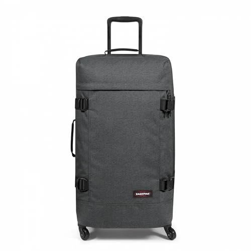 Limited-time offer: Eastpak TRANS4 L Suitcase, 75 x 41 x 28 cm, 80 L - Black Denim (Grey) from 139.99 £ to 104.29 £ (save 26%)