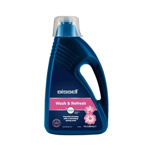 Limitiertes Angebot: BISSELL Wash & Refresh Febreze Carpet Cleaner Shampoo | Konzentrierte 2-fache Formel entfernt Flecken und neutralisiert Gerüche | Zur Verwendung mit allen führenden Teppichreinigern | 1078N von 12.99 EUR auf 11.99 EUR (Spare 8%)