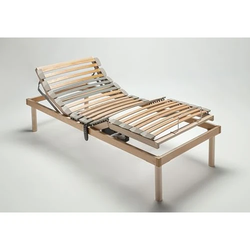 Mentor Orthopedische lattenbodem, elektrisch Kairy Med eenpersoonsbed 0 x 0 DISP. Medisch hulpmiddel van natuurlijk hout met 2 motoren (4 voor tweepersoonsbed) onafhankelijk. 90x200