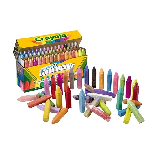Oferta limitowana: Crayola Zmywalna kreda chodnikowa, wielokolorowa, 64 szt. (1 szt.) z 75.81 zł na 75.81 zł (oszczędź 0.00%)