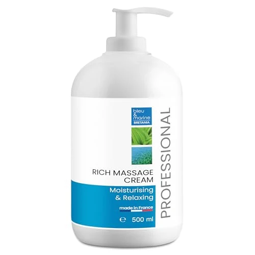 Offerta a tempo: Crema Corpo Idratante Crema Massaggio Professionale | Idratazione Profonda | Base per Massaggio Personalizzato | Vitamina E e Ingredienti Naturali, 500 ml - 24% da 17.91 € a 13.57 €