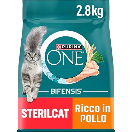 PURINA ONE Bifensis Adult Sterilized Cat Food with Chicken, 2.8 kg Bag